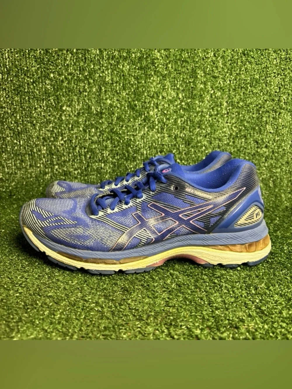 ASICS Gel-Nimbus 19‎ Women's Running Athletic Sneakers T750N Blue Size 8.5
